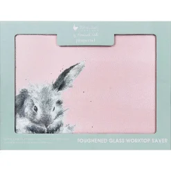 'Bathtime' Bunny Glass Worktop Saver>Wrendale Store