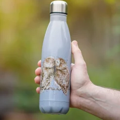 'Birds Of A Feather' Owl 500Ml Water Bottle>Wrendale Flash Sale