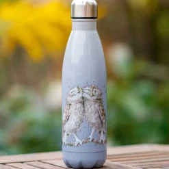 'Birds Of A Feather' Owl 500Ml Water Bottle><noscript><img width=