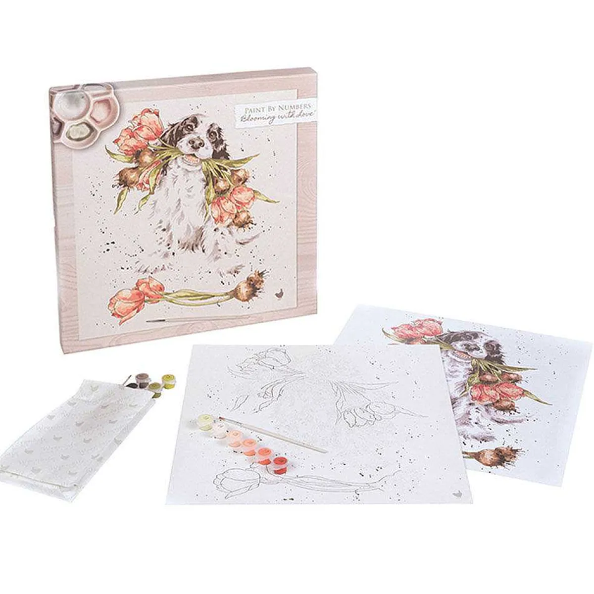 Blooming With Love Dog Paint By Numbers>Wrendale Cheap