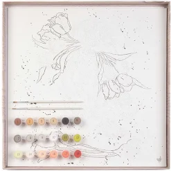 Blooming With Love Dog Paint By Numbers><noscript><img width=