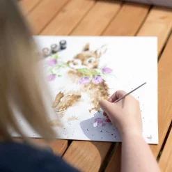 Blooming With Love Dog Paint By Numbers><noscript><img width=