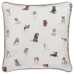 'Blooming With Love' Dog Square Cushion>Wrendale Outlet