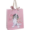'Blooming With Love' Dog Large Gift Bag>Wrendale New