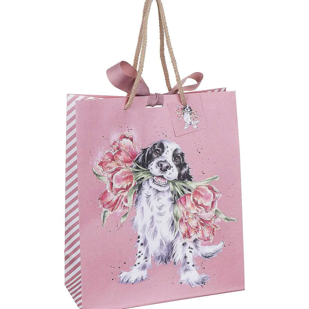 'Blooming With Love' Dog Large Gift Bag>Wrendale New