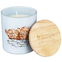 'Blown Away' Highland Cow Meadow Candle><noscript><img width=