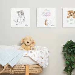 'Bounces Of Fun' Spaniel Small Canvas><noscript><img width=