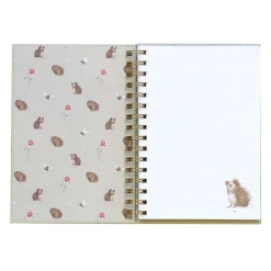 'Busy As A Bee' Hedgehog A5 Notebook>Wrendale Shop