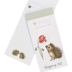 'Busy As A Bee' Hedgehog Magnetic Shopping Pad>Wrendale Best
