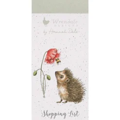 'Busy As A Bee' Hedgehog Magnetic Shopping Pad>Wrendale Best