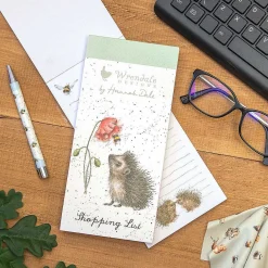 'Busy As A Bee' Hedgehog Magnetic Shopping Pad><noscript><img width=