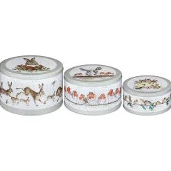 Christmas Set Of 3 Nesting Cake Tins>Wrendale Best