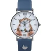 'Contentment' Fox Leather Watch>Wrendale Outlet