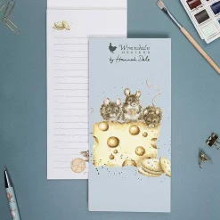 'Crackers About Cheese' Mouse Magnetic Shopping Pad><noscript><img width=