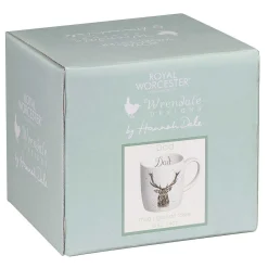 Dad Stag Boxed Large Fine Bone China Mug>Wrendale Discount