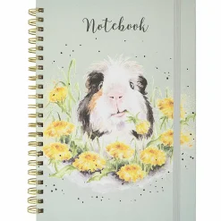 'Dandy Day' Guinea Pig Spiral Bound A4 Notebook>Wrendale Best Sale