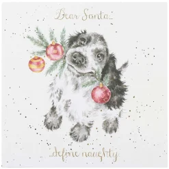 'Dear Santa… Define Naughty' Christmas Card>Wrendale Best