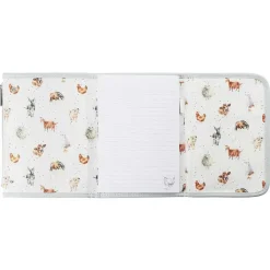 'Farmyard Friends' Notebook Wallet>Wrendale Outlet