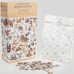'Farmyard Friends' 1000 Piece Jigsaw Puzzle>Wrendale Flash Sale