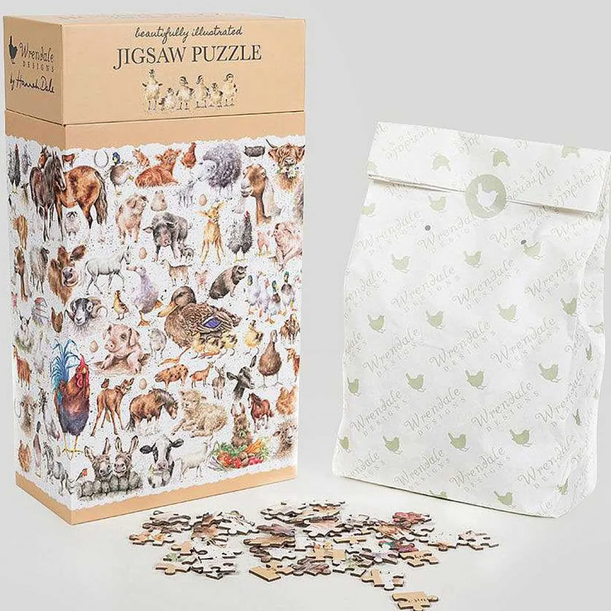 'Farmyard Friends' 1000 Piece Jigsaw Puzzle>Wrendale Flash Sale