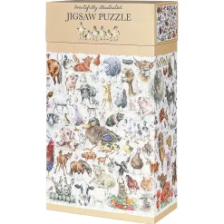 'Farmyard Friends' 1000 Piece Jigsaw Puzzle><noscript><img width=