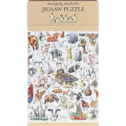 'Farmyard Friends' 1000 Piece Jigsaw Puzzle><noscript><img width=