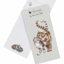 'Feline Good' Cat Magnetic Shopping Pad>Wrendale Online