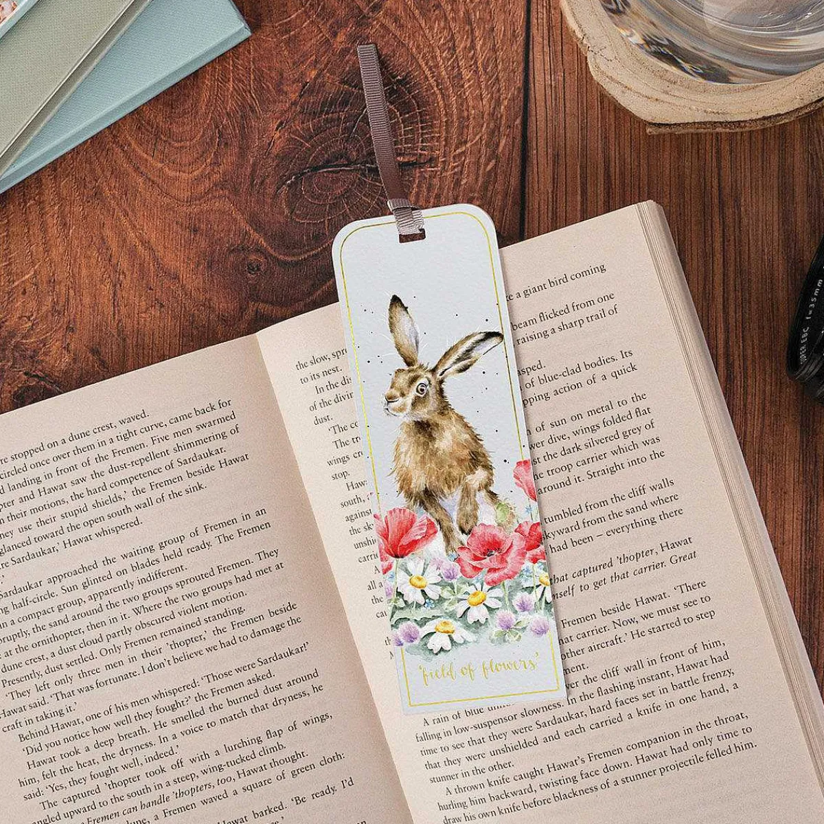 'Field Of Flowers' Hare Bookmark>Wrendale Store