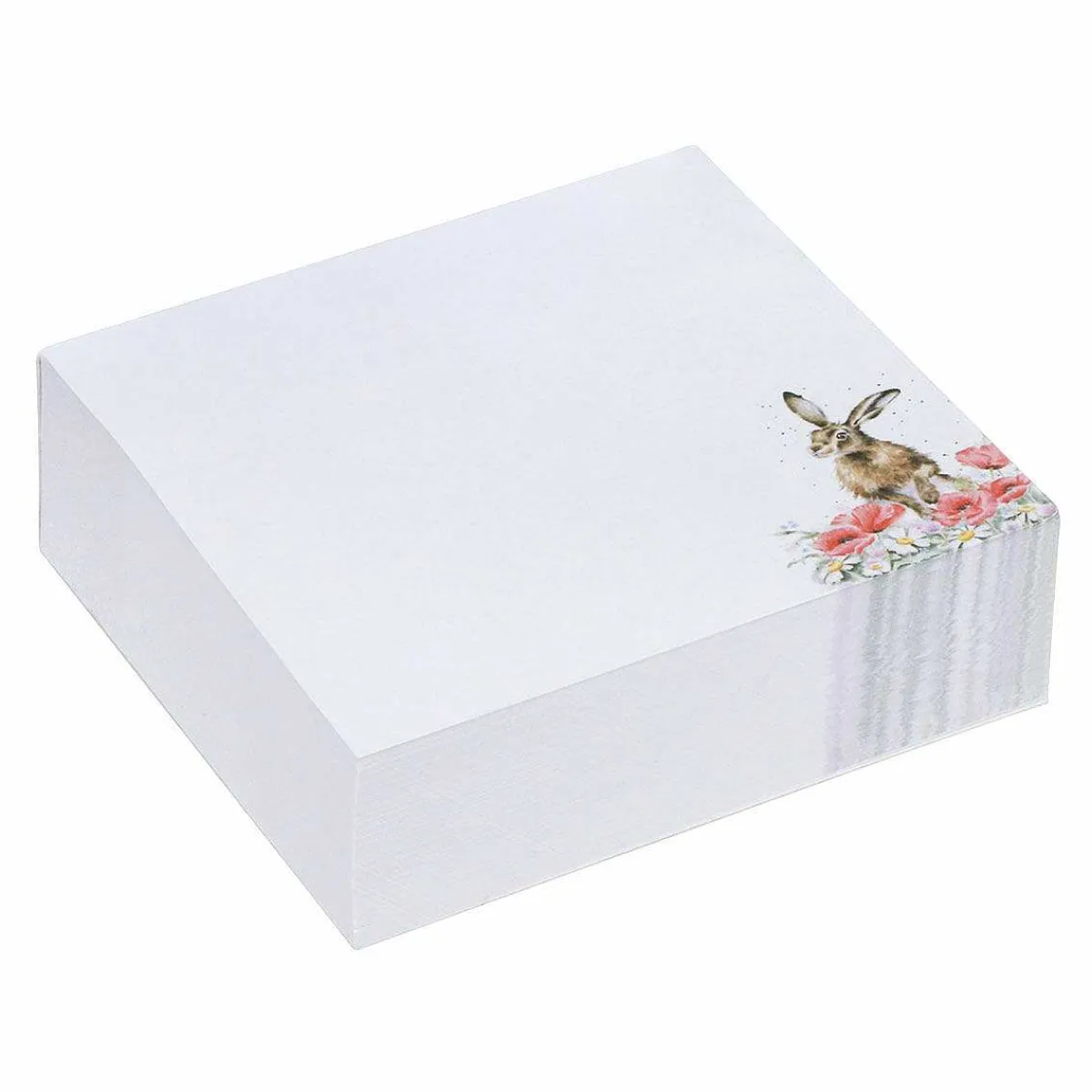 'Field Of Flowers' Hare Square Sticky Notes>Wrendale Fashion