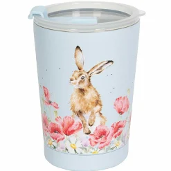 'Field Of Flowers' Hare Thermal Travel Cup>Wrendale Discount
