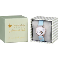'Flight Of The Bumblebee' Bee Leather Watch>Wrendale Clearance