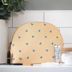 'Flight Of The Bumblebee' Bee Large Cosmetic Bag>Wrendale Fashion