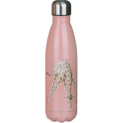 'Flowers' Giraffe 500Ml Water Bottle>Wrendale Clearance