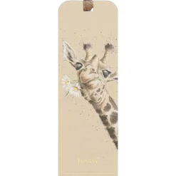 'Flowers' Giraffe Bookmark>Wrendale Outlet