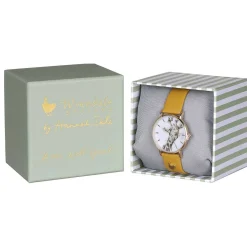 'Flowers' Giraffe Leather Watch>Wrendale Cheap