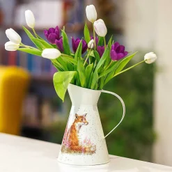 'Foxgloves' Fox Metal Flower Jug><noscript><img width=