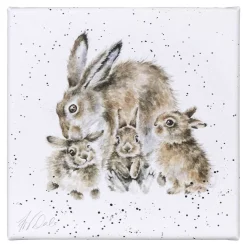 'Furever And Always' Rabbit Small Canvas>Wrendale Hot