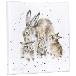 'Furever And Always' Rabbit Small Canvas><noscript><img width=