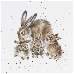 'Furever And Always' Bunny Greetings Card>Wrendale Hot