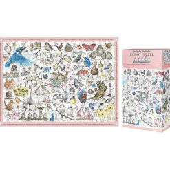 'Garden Birds' 1000 Piece Jigsaw Puzzle><noscript><img width=