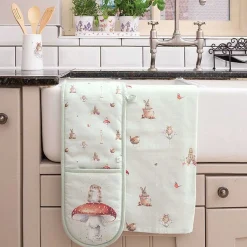Garden Friends Mouse Double Oven Glove>Wrendale Cheap