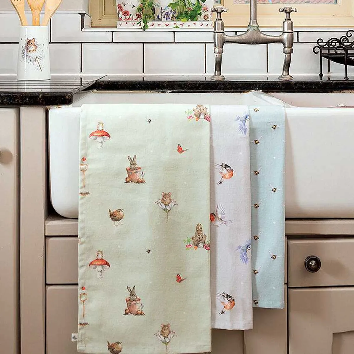 Garden Friends Tea Towel>Wrendale Cheap