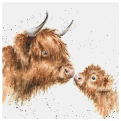 'Gentle One' Cow Greetings Card>Wrendale Flash Sale