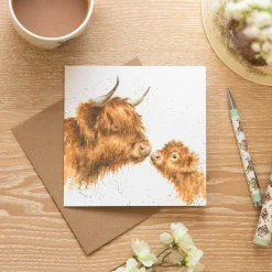 'Gentle One' Cow Greetings Card>Wrendale Flash Sale