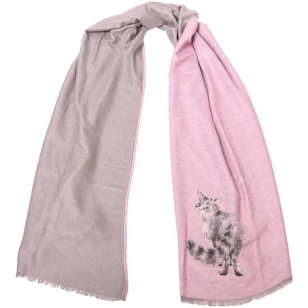 'Glamour Puss' Cat Winter Scarf>Wrendale Cheap