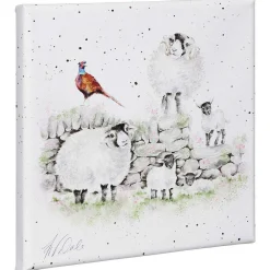 'Green Pastures' Small Canvas>Wrendale Best Sale