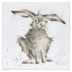 'Hare-Brained' Hare Small Canvas>Wrendale Store