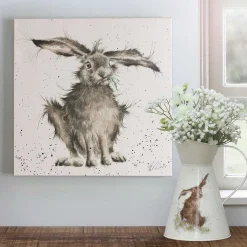 'Hare-Brained' Large Canvas>Wrendale Store