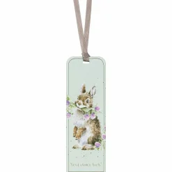 'Head Clover Heels' Rabbit Bookmark><noscript><img width=