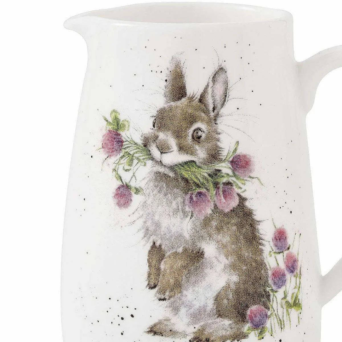 'Head Clover Heels' Rabbit 8Cm Posy Jug>Wrendale Outlet